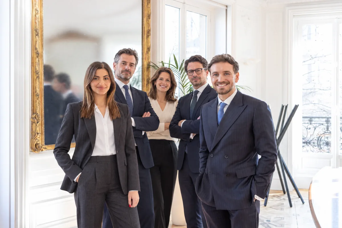 L’équipe Rivaria Capital réunie dans les locaux du cabinet