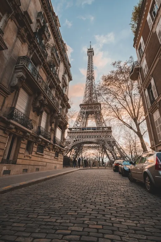Vue de la tour Eiffel à Paris